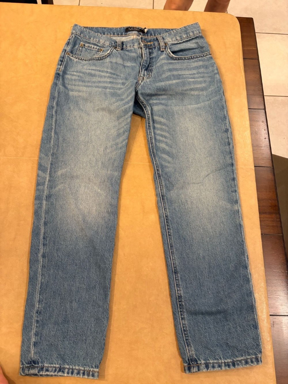 RALPH LAUREN WOMEN'S STRAIGHT LEG JEANS